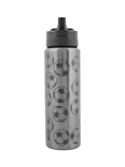 Polar Gear Kids' Football Drinks Bottle, 750ml, Black - view 2, Black