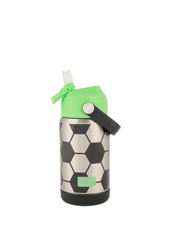 Polar Gear Kids' Football Drinks Bottle, 370ml, Black/Green, Black