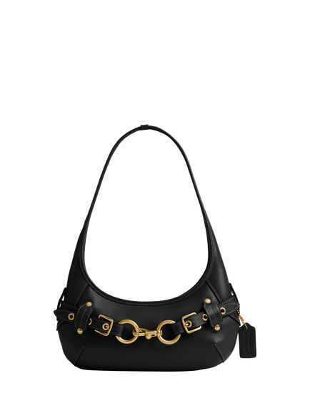 Coach Belted 26 Shoulder Bag, Black, B4/Black