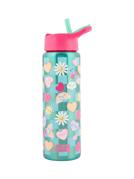Polar Gear Kids' Strawberry Drinks Bottle, 750ml, Teal, Teal