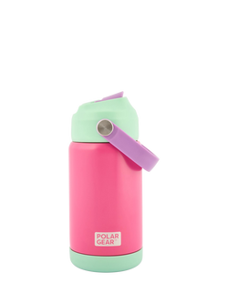 Polar Gear Kids' Colour Block Drinks Bottle, 370ml, Rose, Rose