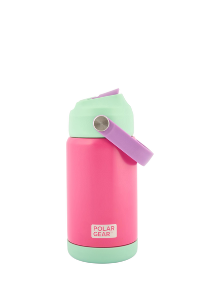 Polar Gear Kids' Colour Block Drinks Bottle, 370ml, Rose, Rose