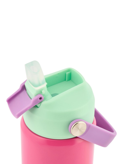 Polar Gear Kids' Colour Block Drinks Bottle, 370ml, Rose - view 2, Rose