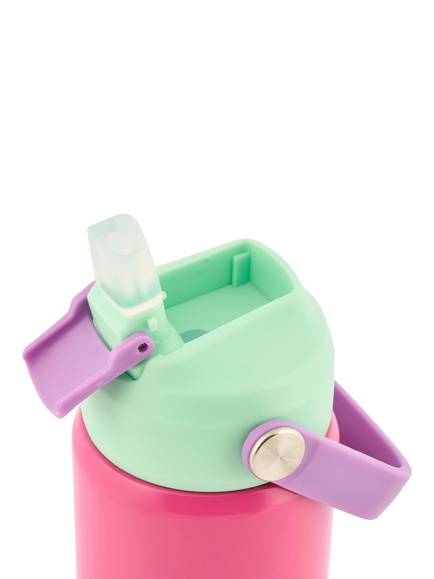 Polar Gear Kids' Colour Block Drinks Bottle, 370ml, Rose - view 2, Rose