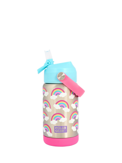 Polar Gear Kids' Colour Block Rainbow Drinks Bottle, 370ml, Multi, Stainless Steel