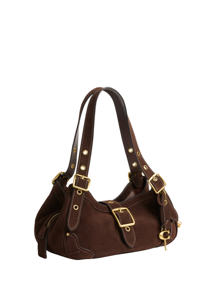 Coach Drifter 31 Shoulder Bag, Dark Chocolate - view 2, B4/Dark Chocolate