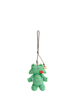 Coach Woven Frog Bag Charm, Multi, B4/Multi