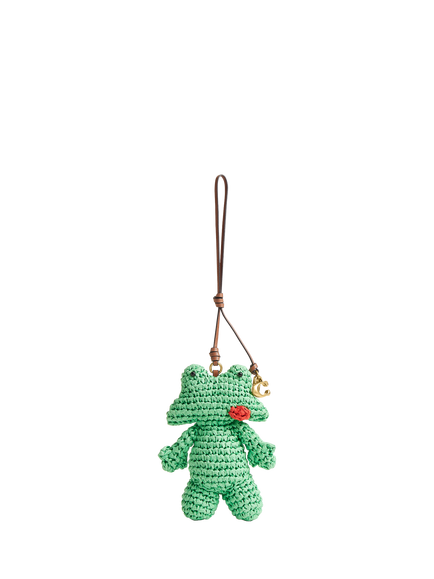 Coach Woven Frog Bag Charm, Multi, B4/Multi