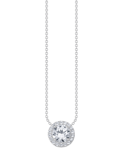 THOMAS SABO Cubic Zirconia Pendant Necklace, Silver, Silver
