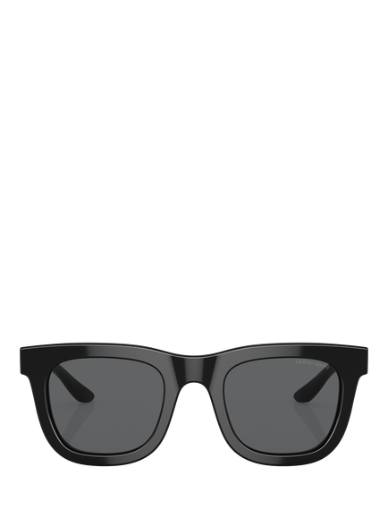 Giorgio Armani AR8171 Men's D-Frame Sunglasses, Black - view 2, Black