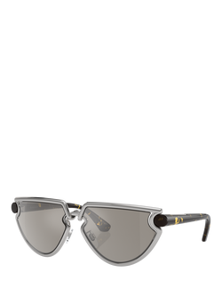 Burberry BE3152 Women's Irregular Sunglasses, Silver/Grey