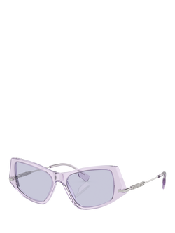 Burberry BE4408 Women's Cat's Eye Sunglasses, Lilac