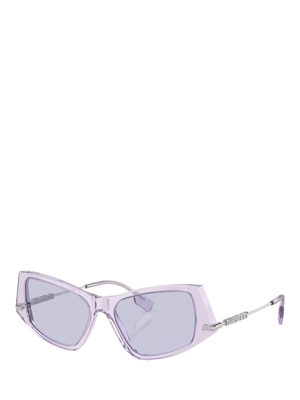 Burberry BE4408 Women's Cat's Eye Sunglasses, Lilac