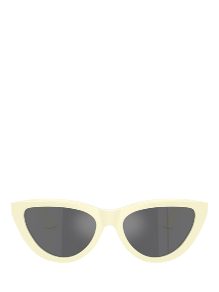 Burberry BE4436U Women's Cat's Eye Sunglasses - view 2, Yellow/Silver