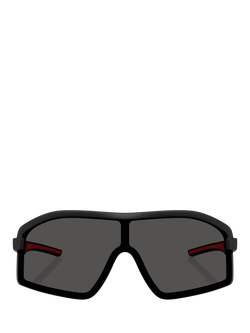 Scuderia Ferrari FZ6010U Men's Oval Sunglasses, Matte Black - view 2, Matte Black