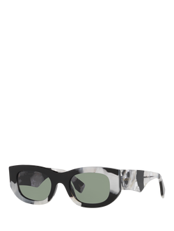 Gucci 0GC000144 Wrap Sunglasses, Multi/Green, Multi/Green