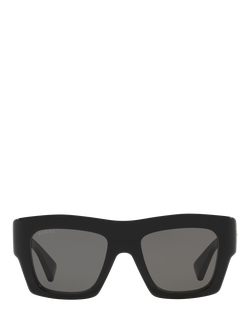 Gucci 0GC002187 Square Sunglasses - view 2, Black