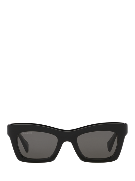 Gucci 0GC002188 Cat's Eye Sunglasses - view 2, Black