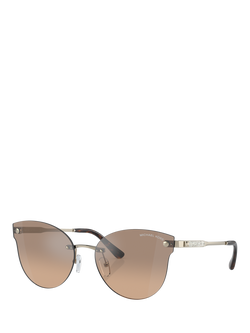 Michael Kors MK1130B Women's Butterfly Sunglasses, Light Gold