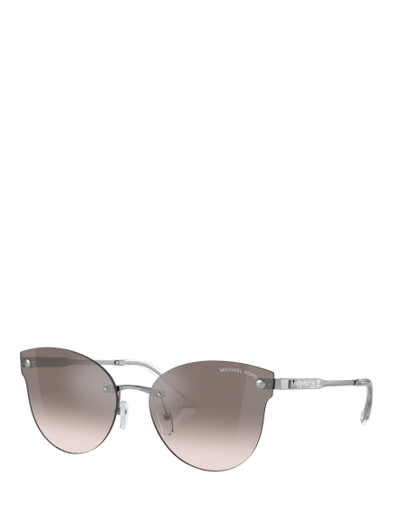 Michael Kors MK1130B Women's Butterfly Sunglasses, Silver