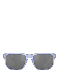 Oakley OO9102 Men's Rectangular Sunglasses, Dark Matte Stonewash Opaline - view 2, Dark Matte Stonewash Opaline