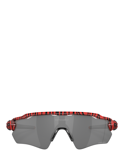 Oakley OO9208 Men's Irregular Sunglasses, Red Tiger/Grey - view 2, Red Tiger/Grey