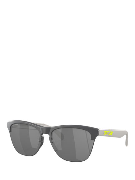 Oakley OO9374 Men's Round Sunglasses, Matte Dark Grey, Matte Dark Grey