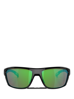 Oakley OO9416 Men's Rectangular Sunglasses, Polished Black - view 2, Polished Black
