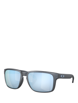Oakley OO9417 Men's Rectangular Sunglasses, Blue Steel, Blue Steel
