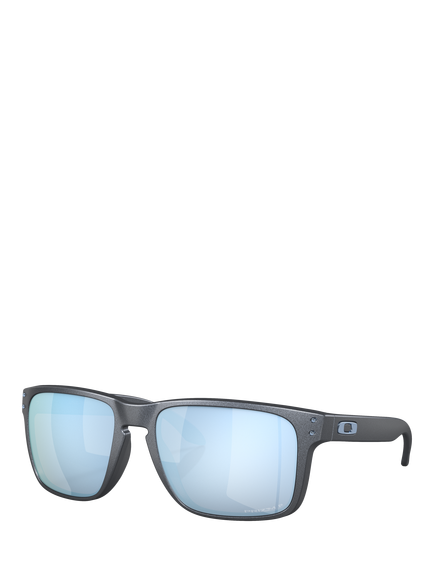 Oakley OO9417 Men's Rectangular Sunglasses, Blue Steel, Blue Steel