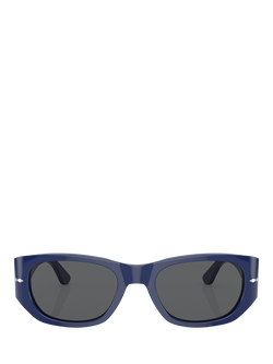 Persol PO3307S Unisex Pillow Sunglasses, Blue/Grey - view 2, Blue/Grey