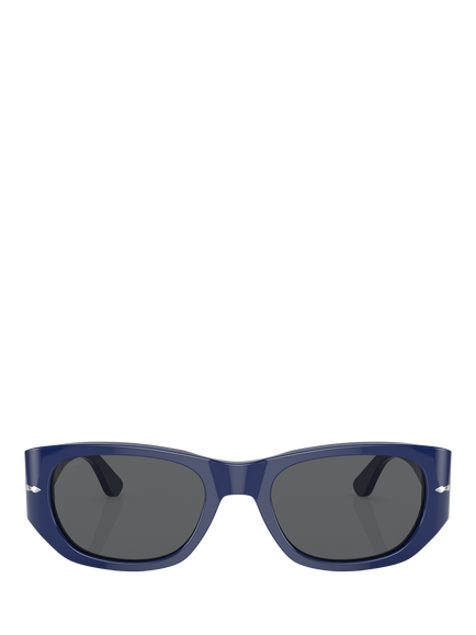 Persol PO3307S Unisex Pillow Sunglasses, Blue/Grey - view 2, Blue/Grey