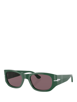 Persol PO3307S Unisex Pillow Sunglasses, Green/Purple, Green/Purple