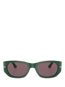 Persol PO3307S Unisex Pillow Sunglasses, Green/Purple - view 2, Green/Purple