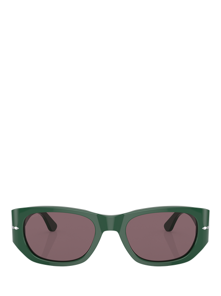Persol PO3307S Unisex Pillow Sunglasses, Green/Purple - view 2, Green/Purple