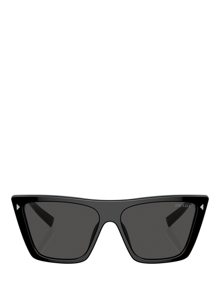 Prada PR 21ZS Women's Butterfly Sunglasses, Black - view 2, Black