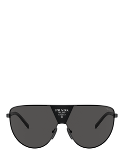 Prada PR 69ZS Men's Aviator Sunglasses - view 2, Black