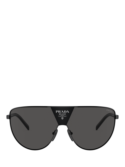 Prada PR 69ZS Men's Aviator Sunglasses - view 2, Black