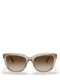 Ralph Lauren RA5261 Women's Gradient Sunglasses, Transparent Brown/Brown - view 2, Transparent Brown/Brown