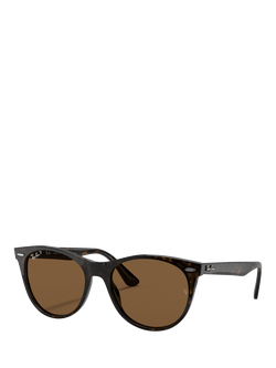 Ray-Ban RB2185 Unisex Wayfarer II Classic Sunglasses, Spotted Havana, Spotted Havana