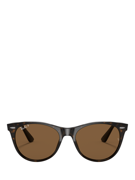Ray-Ban RB2185 Unisex Wayfarer II Classic Sunglasses, Spotted Havana - view 2, Spotted Havana