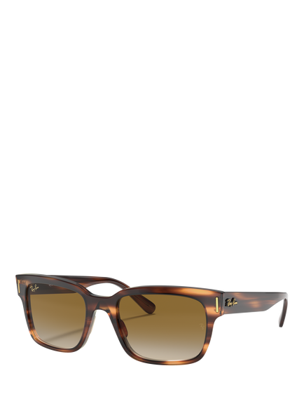 Ray-Ban RB2190 Men's Jeffrey Gradient Sunglasses, Striped Havana, Striped Havana