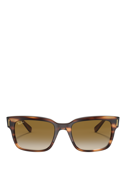 Ray-Ban RB2190 Men's Jeffrey Gradient Sunglasses, Striped Havana - view 2, Striped Havana