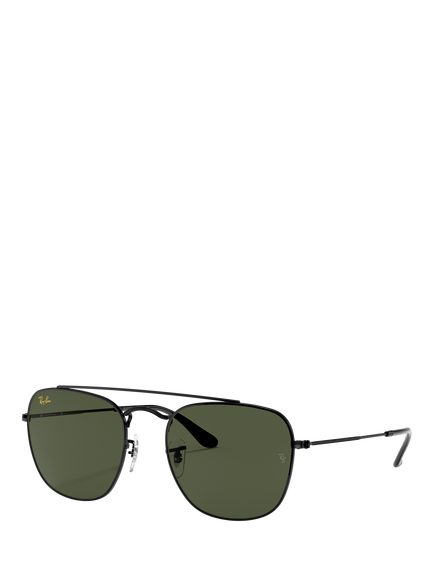 Ray-Ban RB3557 Men's Classic Sunglasses, Black, Black