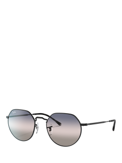 Ray-Ban RB3565 Unisex Jack Gradient Sunglasses, Black, Black