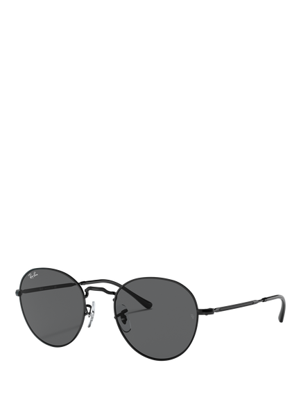 Ray-Ban RB3582 Unisex David Classic Sunglasses, Black, Black