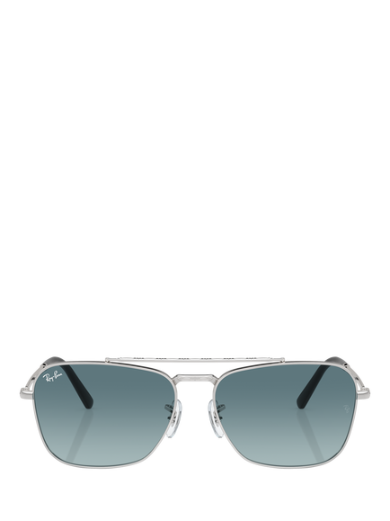 Ray-Ban RB3636 Unisex Round Sunglasses, Silver - view 2, Silver