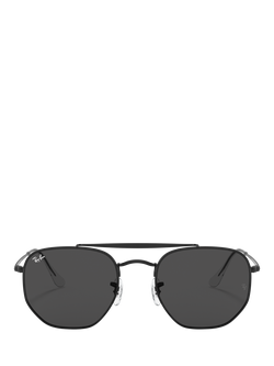 Ray-Ban RB3648 Unisex Irregular Sunglasses, Black - view 2, Black