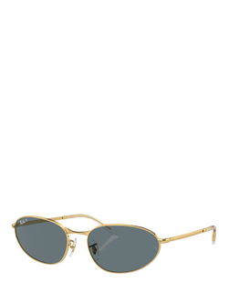 Ray-Ban RB3734 Unisex Classic Sunglasses, Arista Gold, Arista Gold