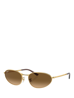 Ray-Ban RB3734 Unisex Gradient Sunglasses, Arista Gold, Arista Gold